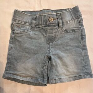 Girls V Gold Denim Shorts Size 4